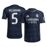 Authentisches BELLINGHAM #5 Real Madrid Auswärtstrikot 2025/26 Navy