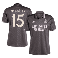 ARDA GÜLER #15 Real Madrid Drittes Auswärtstrikot 2024/25