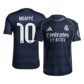 Authentisches MBAPPE #10 Real Madrid Auswärtstrikot 2025/26 Navy