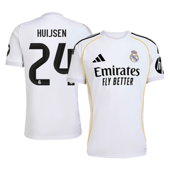 HUIJSEN #24 Real Madrid Heimtrikot 2025/26 Weiß