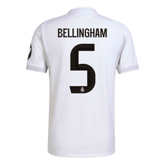 Authentisches BELLINGHAM #5 Real Madrid Heimtrikot 2025/26 Weiß