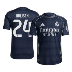 Authentisches HUIJSEN #24 Real Madrid Auswärtstrikot 2025/26 Navy