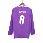 Retro KROOS #8 2016/17 Real Madrid Auswärtstrikot  mit langen Ärmeln