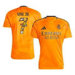 VINI JR. #7 Real Madrid Auswärtstrikot 2024/25 - Bear Champ Font