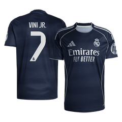 VINI JR. #7 Real Madrid Auswärts-Trikot 2025/26 Marineblau