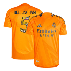 Authentisches BELLINGHAM #5 Real Madrid Auswärtstrikot 2024/25