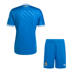 Real Madrid Drittes Auswärtstrikot-Set (Trikot + Shorts) 2025/26 Blau