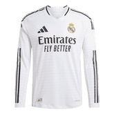 Authentisches Real Madrid Heimtrikot mit langen Ärmeln 2024/25