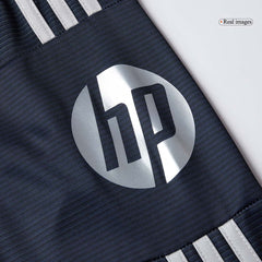 Real Madrid Auswärtstrikot mit langen Ärmeln 2025/26 – Marineblau