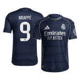 Authentisches MBAPPE #9 Real Madrid Auswärtstrikot 2025/26 Navy