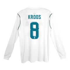Retro KROOS #8  Real Madrid Heimtrikot mit langen Ärmeln 2017/18