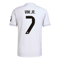 Authentisches VINI JR. #7 Real Madrid Heimtrikot 2025/26 Weiß