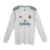 Retro Real Madrid Heimtrikot mit langen Ärmeln 2017/18