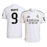 Authentisches MBAPPÉ #9 Real Madrid Heimtrikot 2025/26 Weiß