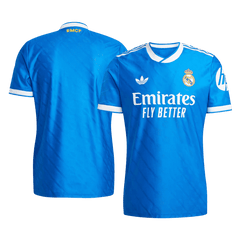 Authentisches Real Madrid Drittes Auswärtstrikot 2025/26 – Blau