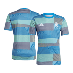 Real Madrid Aufwärmtrikot 2025/26 Blau