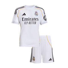Real Madrid Heimtrikot-Set für Kinder (Trikot + Shorts) 2025/26 Weiß