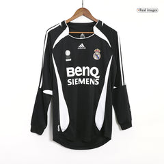Retro 2006/07 Real Madrid  Auswärtstrikot  mit langen Ärmeln