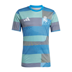 Real Madrid Aufwärmtrikot 2025/26 Blau
