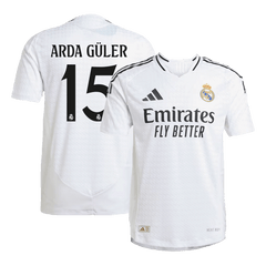 Authentisches ARDA GÜLER #15 Real Madrid Heimtrikot 2024/25