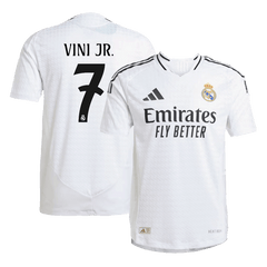 Günstiges Fußballtrikot von Real Madrid VINI JR. #7 Home 2024/25 – Authentische Version
