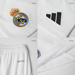 Günstiges Real Madrid-Kindertrikot MBAPPÉ #9 Heim 2024/25 (Shirt+Shorts)