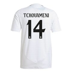 Authentisches TCHOUAMENI #14 Real Madrid Heimtrikot 2024/25