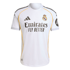 Authentisches VINI JR. #7 Real Madrid Heimtrikot 2025/26 Weiß