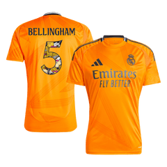 BELLINGHAM #5 Real Madrid Auswärtstrikot 2024/25 – Schriftart Bear Champ