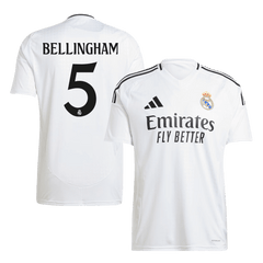 Real Madrid Fußballtrikot BELLINGHAM #5 Home 2024/25